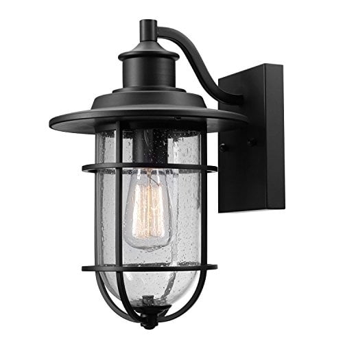 Lámpara de pared Globe Electric Turner de 1 luz para interiores y exteriores
