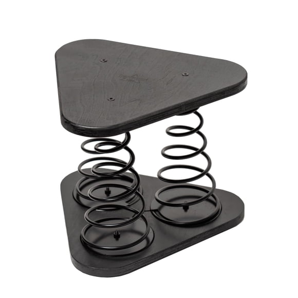 Taburete Hunkerin Device para entrenamiento y movilidad en cuclillas, color negro