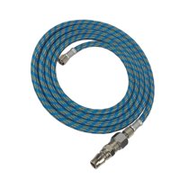 Bothyi - Manguera De Aerógrafo Adaptador De 1/8"" A 1/4"" Estándar 1,8 M Kit De Aerógrafo De 5,9 Pies Azul
