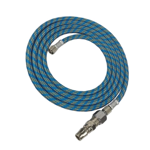Bothyi - Manguera De Aerógrafo Adaptador De 1/8"" A 1/4"" Estándar 1,8 M Kit De Aerógrafo De 5,9 Pies Azul