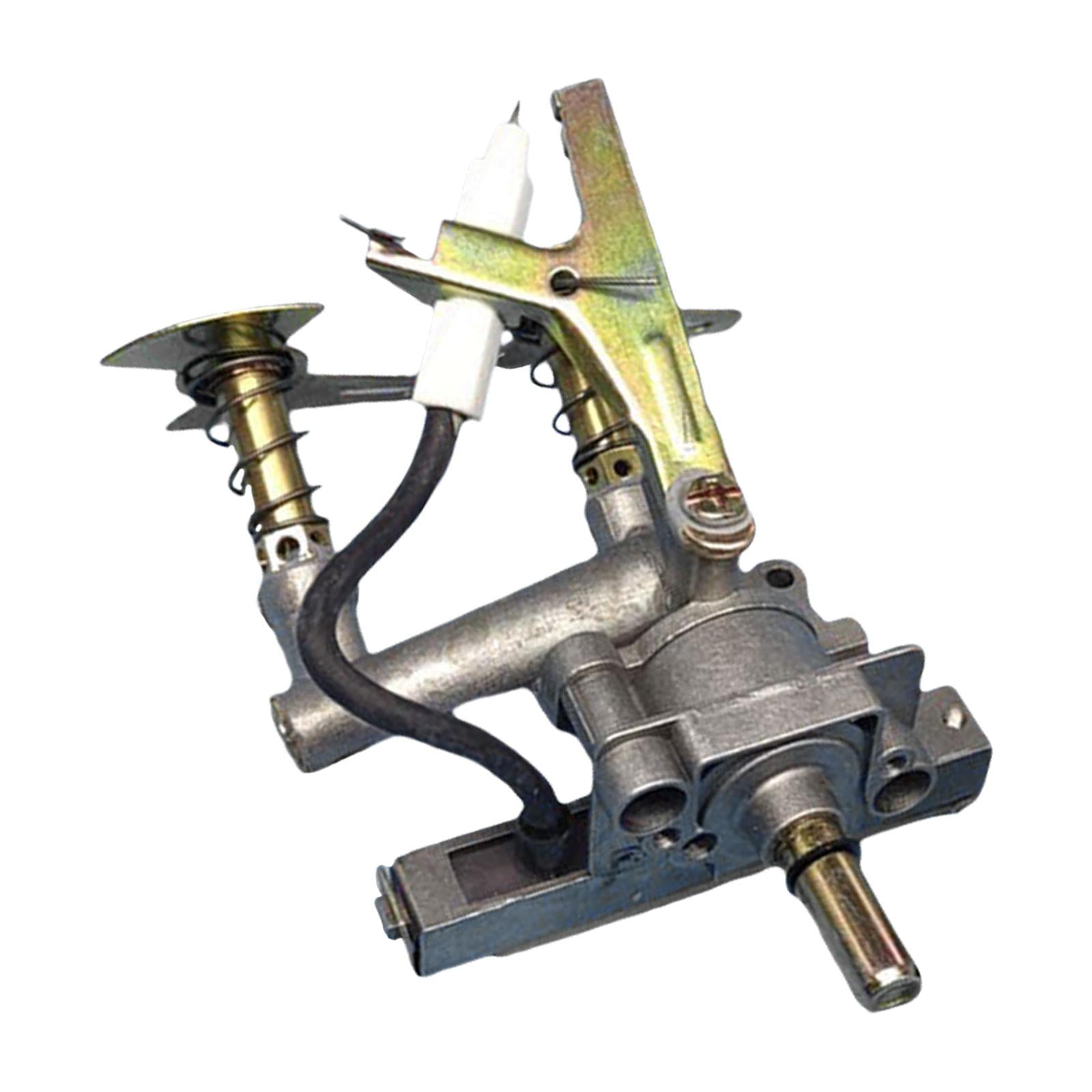 Magideal - Regulador Lanzador De Válvula De Gas Para Parrilla Con Salida De Gas Automática, Válvula De Parrilla Con Pulverizador De Llama Automático, Chimenea De 045 Cm A 088 Cm