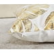 thumbnail image 4 of Paquete de 4 fundas de cojín decorativas con estampado dorado de hojas, 45 x 45 cm, para sofá, dormitorio, coche., 4 of 7