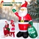 thumbnail image 5 of Decoración navideña inflable de Papá Noel de 8 pies para exteriores, 5 of 7