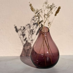 Decoexpress - Florero Burdeos 17.5X12 Cm