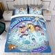 thumbnail image 4 of Chibiverso Conjunto de sábanas temático, trío de piezas, cómodo y amigable con la piel, diseño único, regalo de decoración para el hogar para familiares, amigos y fans,140cm *210cm, 4 of 6