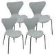 thumbnail image 1 of Pack 4 Silla Fritz Gris | Moderno y Resistente, 1 of 4