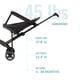 thumbnail image 3 of Stroller Dream On Me Coast Rider, ligero, negro, 3 of 6