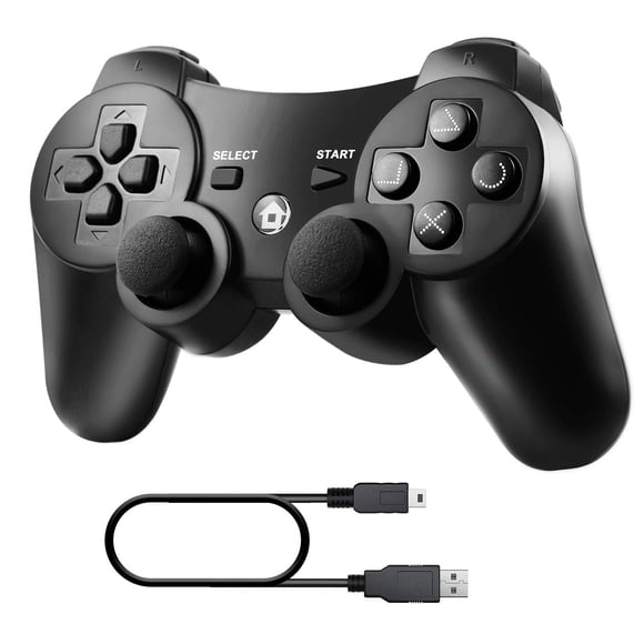 Controlador Diswoe PS-3 inalámbrico Bluetooth con vibración