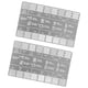 thumbnail image 4 of Regla de medición de café molido de 200 micrones, tarjeta de comparación compacta para cocina y cafetería, herramienta de medición resistente a 2 piezas, 4 of 5