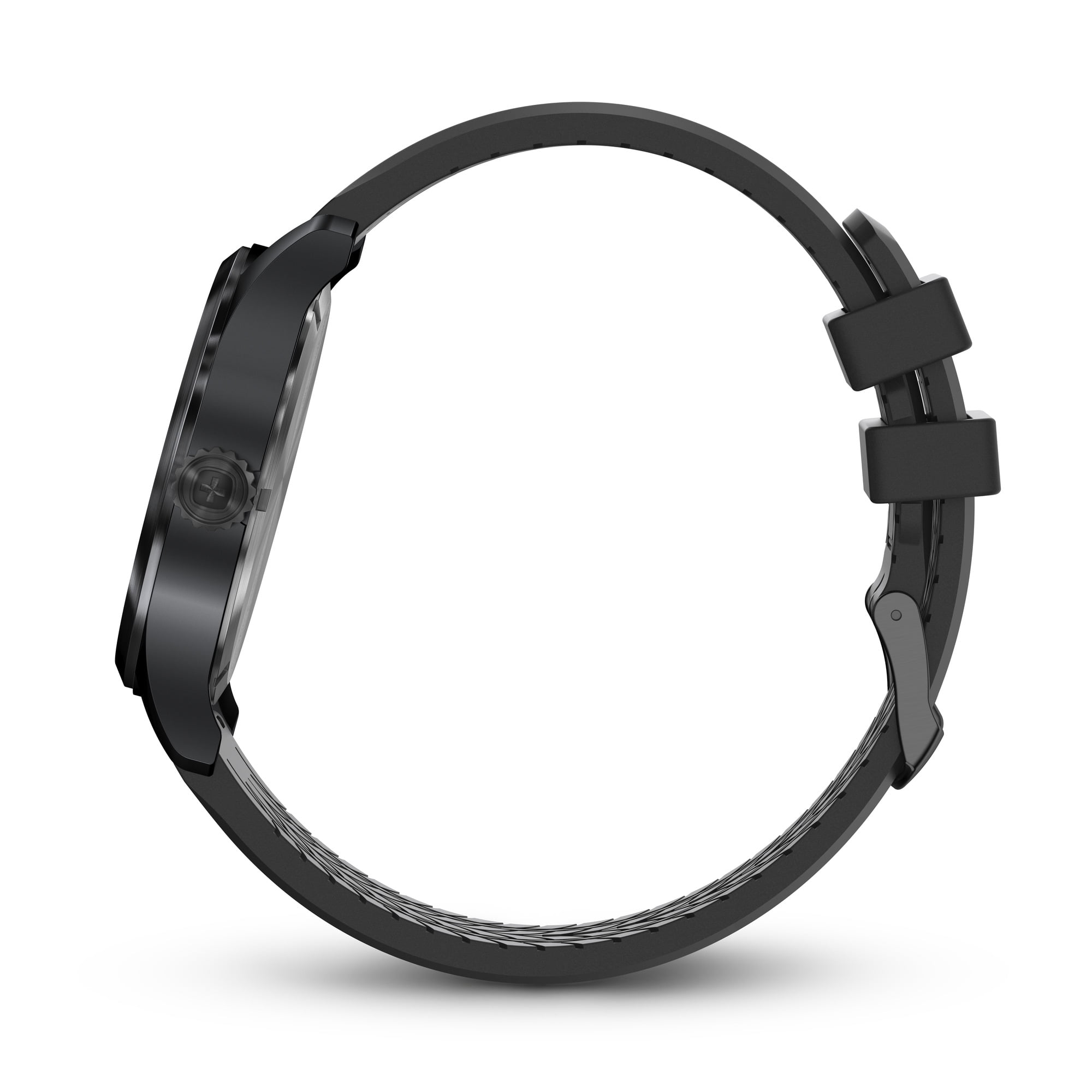 Reloj Terragraph 43 Mm Correa Silicona Negro Wenger