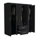 thumbnail image 4 of Closet 6 Puertas 2 Cajones Fm-024n - Negro, 4 of 8