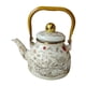 thumbnail image 5 of Tetera de esmalte con colador extraíble para infusión de té de hojas sueltas, tetera para café, leche, jarra de agua para acampar, adecuada para el ho pájaros, 5 of 5