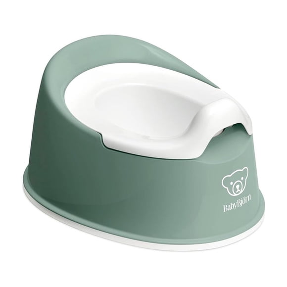 Bacinica BabyBjörn Smart Verde Profundo Blanco BPA Free