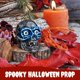 thumbnail image 4 of Calavera activada por sonido para fiestas de Halloween con ojos iluminados, 4 of 7