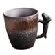 thumbnail image 1 of Tazas De Café De Cerámica, Vasos De 86ml, Taza De Chocolate Caliente Para El Hogar, Boda, Oficina, Dorado Y Negro, 1 of 3