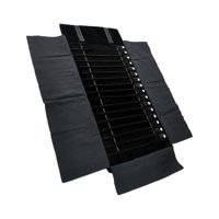 Magideal - Bolsa Enrollable De Almacenamiento De Joyería/Plegable/Pequeño/Ligero/Soporte De Exhibición De Caja De Joyería Para Escaparate Colgante Cadena De Puls Estilo C