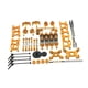 thumbnail image 3 of Kit De Metal De Repuesto RC Para WLtoys 144001 124019 Accesorio De Bricolaje Sobre Orugas Dorado, 3 of 5