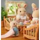thumbnail image 4 of Figuras de muñecas coleccionables Calico Critters Milk Rabbit Family, 4 of 7
