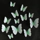 thumbnail image 1 of 12pcs 3D Imitation Butterfly Wall Stickers, Glitter Butterfly Stickers, Room Wall Decor, 1 of 3
