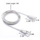 thumbnail image 4 of Cable de extensión Yeatel 3 m 10 A 125 V 18 AWG Blanco, 4 of 7