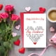 thumbnail image 4 of Tarjeta romántica de San Valentín LYMEQING en forma de corazón para marido, 4 of 6
