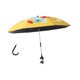 thumbnail image 3 of Sombrilla Plegable Con Abrazadera Para Playa, Para Bicicleta, Silla De Playa, Cochecito, Color Amarillo, 3 of 5