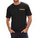 thumbnail image 1 of INSPIRE CHIC Camiseta de Hombre Casual con Cuello Redondo y Bolsillo en el Pecho de Manga Corta Elástica M Negro, 1 of 5