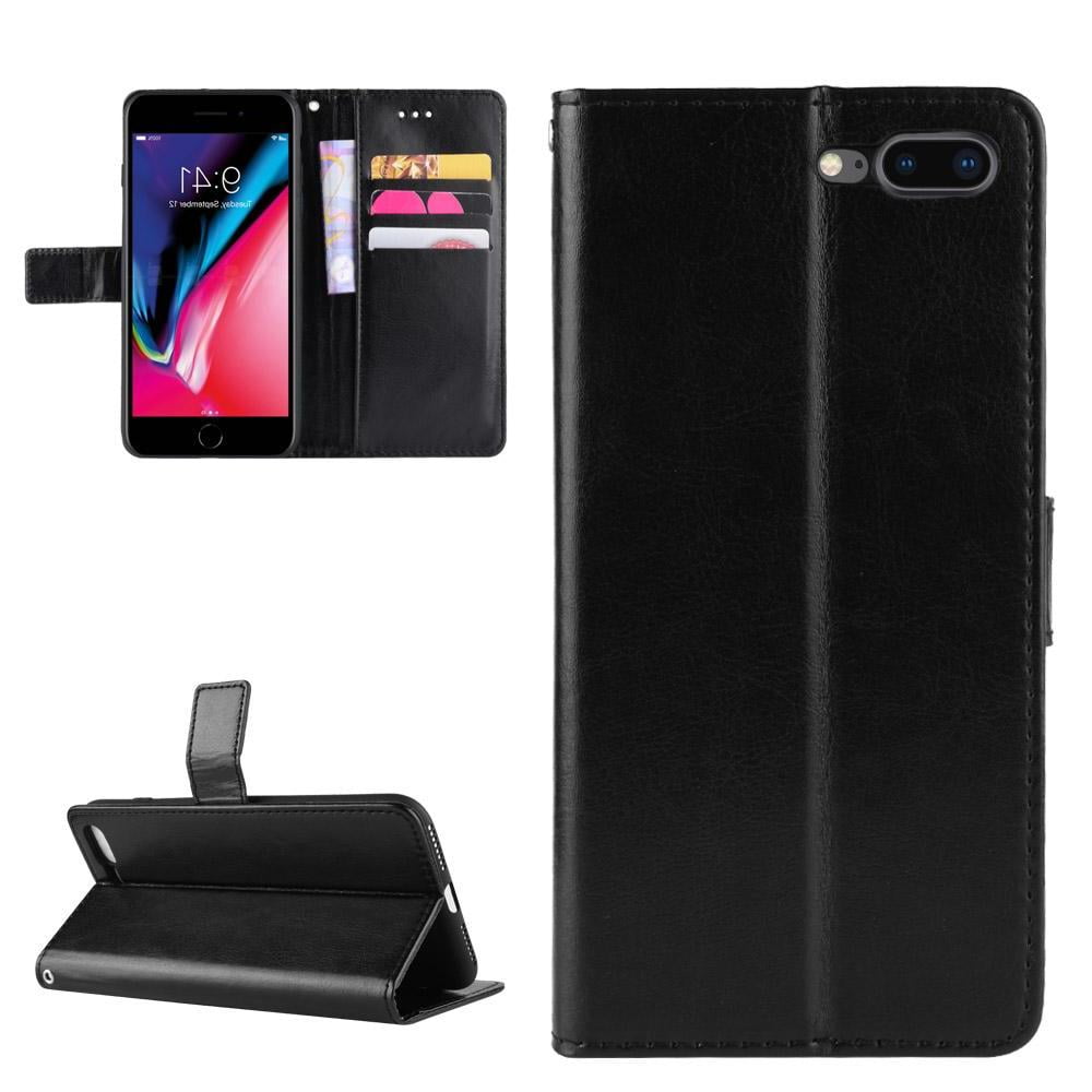 Foxdock - Funda Tipo Libro Para Iphone 8 Plus/7 Plus, Cartera Todo‑en‑uno, Funda Multifuncional Con Tarjetero Y Correa De Muñeca Desmontable