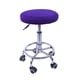 thumbnail image 2 of Taburete de barra elástica cubre cubierta de asiento de silla redonda cubre deslizamiento púrpura, 2 of 3
