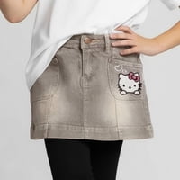 Falda Niña Hello Kitty Gris 4