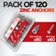 thumbnail image 2 of Anclajes para paneles de yeso CrimsonMark 120 uds Tornillos y Pernos, 2 of 8
