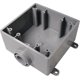 thumbnail image 1 of Caja de enchufe Cantex New Work de 32 pulgadas cúbicas, PVC, 2 bandas, gris, 1 of 2