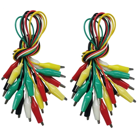 Kit de clips de cocodrilo Swaytail 20 piezas 55 cm 5 colores