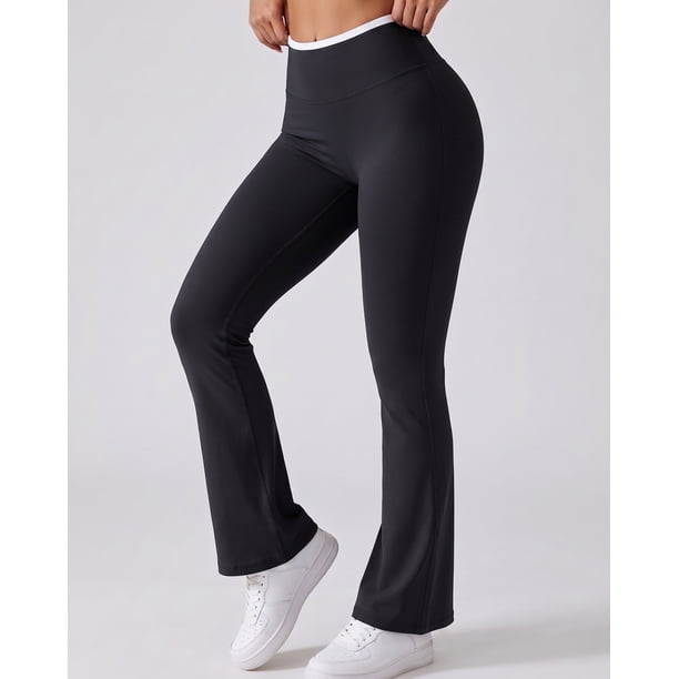 Calza Flare Tiro Alto Mujer Viral Premium - W2508