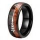 thumbnail image 1 of 1pc Stylish and Durable Viking Wood Inlay Titanium Steel Wedding Ring for Men and Women, 1 of 5