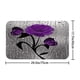 thumbnail image 1 of 1pc Purple Rose Shower Curtain, Waterproof Shower Curtain With 12 Hooks, Non-Slip Bathroom Rug, Toilet U-Shape Mat, Toilet Lid Cover, 1 of 5