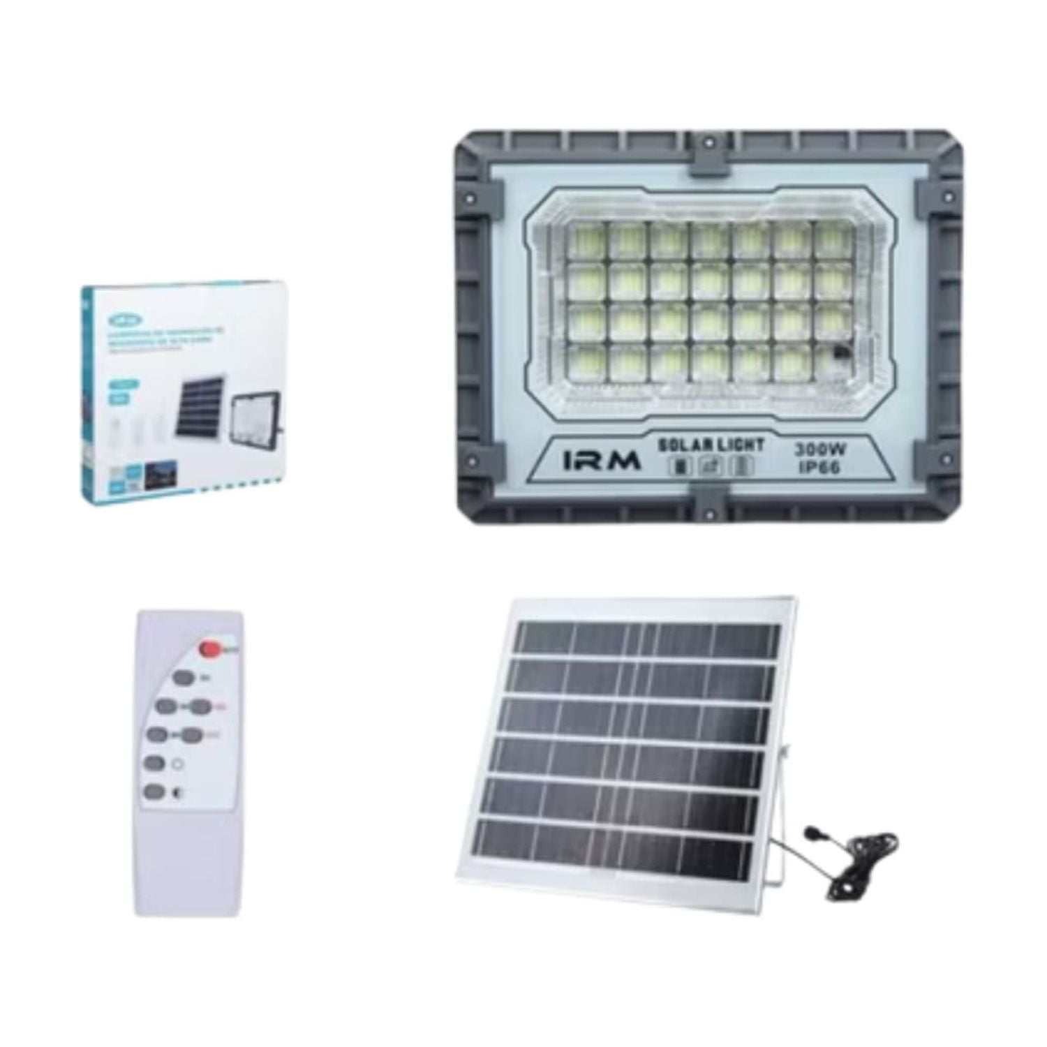 Genérico - Foco Solar Led De 200w Para Exterior, Impermeable