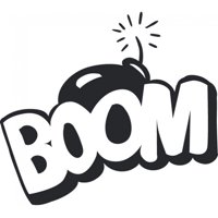 Rienda Libre Graphics - Decomural Boom Bomb Comic Book Ws-35650