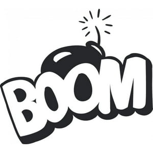 Rienda Libre Graphics - Decomural Boom Bomb Comic Book Ws-35650