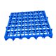 thumbnail image 3 of Azulejo De Suelo Modular Entrelazado Con Orificios Cuadrados De 40 X 40 X 4 Cm, Rejilla De Suelo Azul, 3 of 5