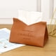 thumbnail image 1 of 1pc Nordic Leather Tissue Box - Large Storage Box for Home Living Room, Bedroom, Kitchen - Napkin Holder and Desktop Organizer, 1 of 5