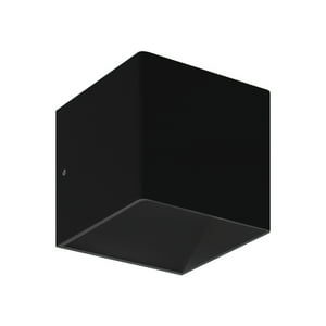 Hb Importaciones - Apliqué Led De Pared Cuadrado 3W Cálido Negro