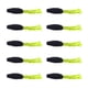 thumbnail image 3 of 10x Señuelos De Pesca Suaves Swimbaits Portátiles Tipo Crappie Para Lubina Crappie Minow Verde Y Negro, 3 of 5