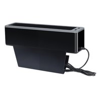 Ioensy - Relleno Universal Para Huecos De Asiento De Coche, Doble Orificio Usb Para Teléfonos, Carteras, Gris Derecho