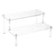 thumbnail image 4 of Claro Transparente Escalera Nivel Acrílico Estante Encimera Elevadores Vitrina 2 Escalera, 4 of 5