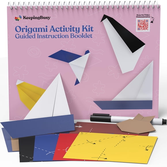 Kit de origami para mantener ocupados a adultos mayores con demencia