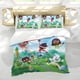 thumbnail image 5 of ¡Presiona Start! Conjunto de sábanas temático, trío de piezas, cómodo y amigable con la piel, diseño único, regalo de decoración para el hogar para familiares, amigos y fans, 90 cm * 190 cm, 5 of 6
