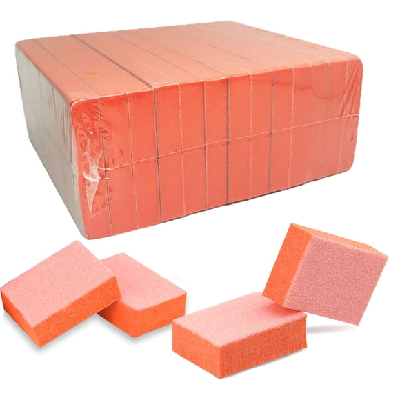 Lima de uñas MARYTON 80/100 grano Naranja 130 piezas