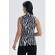 thumbnail image 3 of Polera Mujer Elasticada Blanco / Negro, 3 of 4