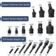 thumbnail image 2 of Set de adaptadores y reductores de enchufe Bates Impact 17 piezas 1/4 3/8 1/2, 2 of 9